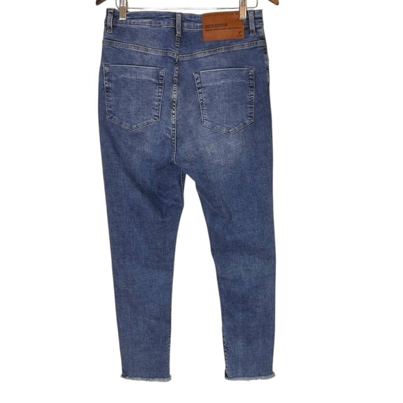 One Teaspoon Freebirds High Waist Stretch Skinny Denim Jeans- Size 30 - Picture 6 of 13